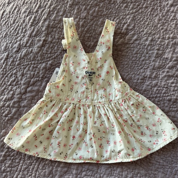 NWT OshKosh Floral Jumper with Matching Onsie - Picture 7 of 9